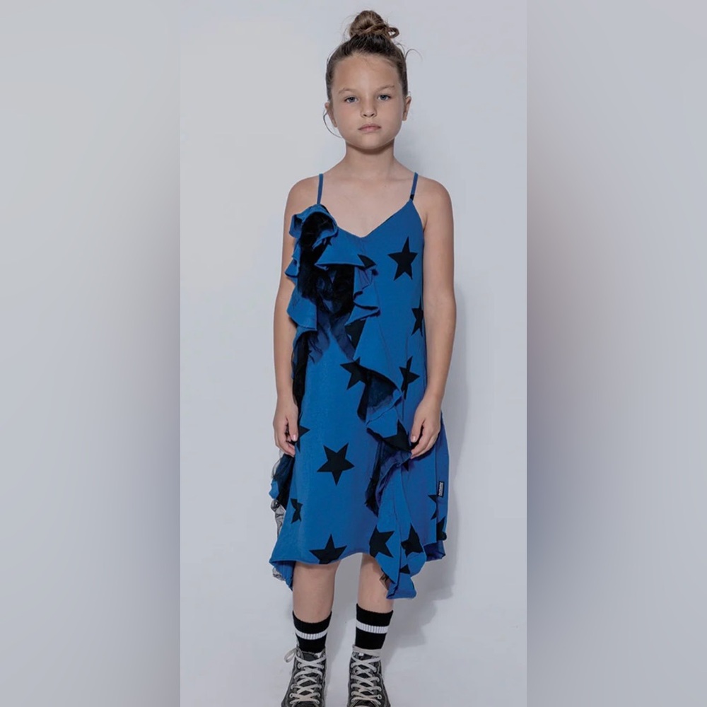 💥PRICE DROP💥 STAR RUFFLED TANK DRESS